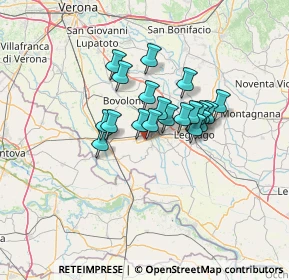 Mappa Via del Lavoro, 37058 Sanguinetto VR, Italia (9.204)