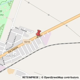 Mappa Via Gazzo, 86, 46030 Mantova, Mantova (Lombardia)