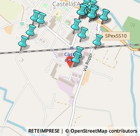 Mappa Via dell'Industria, 46033 Castel D'ario MN, Italia (0.6145)