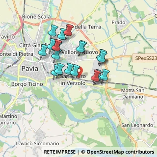 Mappa Via F.lli, 27100 Pavia PV, Italia (1.492)