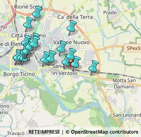 Mappa Via F.lli, 27100 Pavia PV, Italia (2.0385)