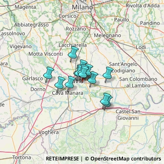 Mappa Via F.lli, 27100 Pavia PV, Italia (6.97357)