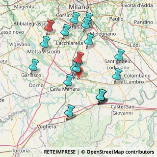 Mappa Via F.lli, 27100 Pavia PV, Italia (15.3905)