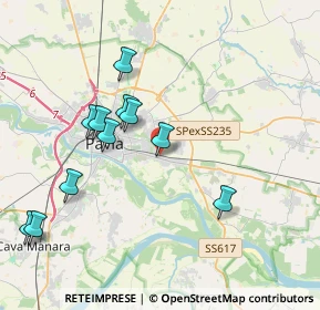 Mappa Via F.lli, 27100 Pavia PV, Italia (4.68846)