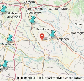 Mappa Via Tregnon, 37054 Nogara VR, Italia (36.74)