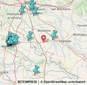 Mappa Via Tregnon, 37054 Nogara VR, Italia (22.9295)