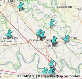 Mappa Via Cavour, 26841 Casalpusterlengo LO, Italia (9.862)