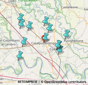 Mappa Via Cavour, 26841 Casalpusterlengo LO, Italia (6.75917)