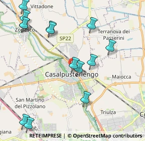 Mappa Via Cavour, 26841 Casalpusterlengo LO, Italia (2.49643)