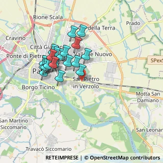 Mappa Via Molino Tre Mole, 27100 Pavia PV, Italia (1.612)