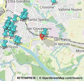 Mappa Via Carlo Dossi, 27100 Pavia PV, Italia (1.44526)