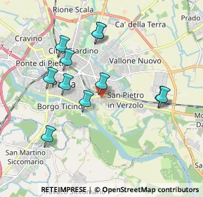 Mappa Via Carlo Dossi, 27100 Pavia PV, Italia (1.83727)