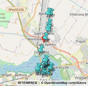 Mappa Via Jan Palach, 46100 Mantova MN, Italia (2.083)