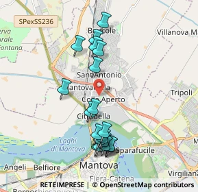 Mappa Via Jan Palach, 46100 Mantova MN, Italia (1.9025)
