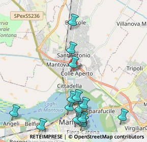 Mappa Via Jan Palach, 46100 Mantova MN, Italia (2.49857)