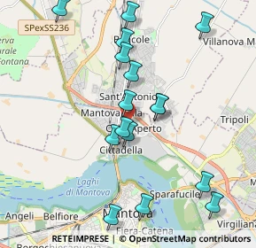 Mappa Via Jan Palach, 46100 Mantova MN, Italia (2.02875)