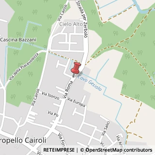 Mappa Via Roma,  165, 27027 Gropello Cairoli, Pavia (Lombardia)