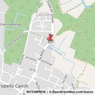 Mappa Via Roma, 110, 27027 Gropello Cairoli, Pavia (Lombardia)