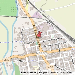 Mappa Via XXV Aprile, 18, 37054 Nogara, Verona (Veneto)