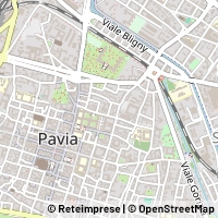 Mapa Pavia