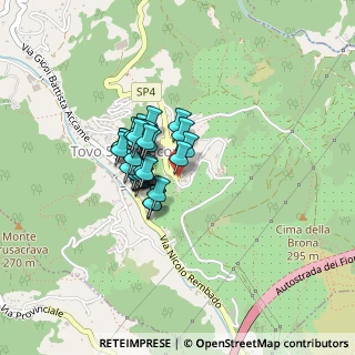 Mappa Via G B Vassallo, 17020 Tovo San Giacomo SV, Italia (0.27241)