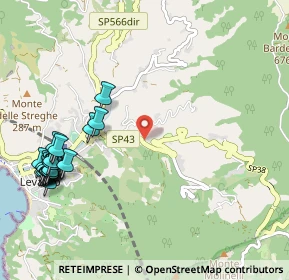 Mappa Località Albero d'Oro, 19015 Levanto SP, Italia (1.3635)