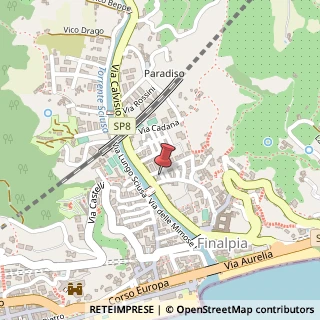 Mappa Via delle Orchidee, 5, 17024 Finale Ligure, Savona (Liguria)