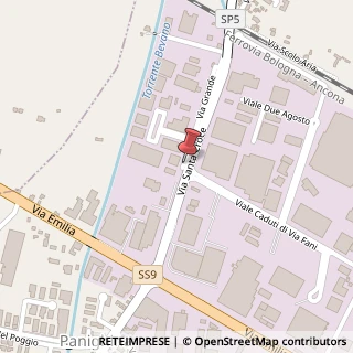 Mappa Via Santa Croce, 245, 47032 Bertinoro, Forlì-Cesena (Emilia Romagna)