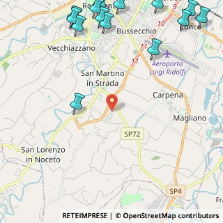 Mappa Via Gandhi 13 Zona Artigianale San Martino In Strada, 47121 Forlì FC, Italia (3.56667)