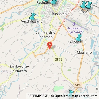 Mappa Via Gandhi 13 Zona Artigianale San Martino In Strada, 47121 Forlì FC, Italia (4.17643)
