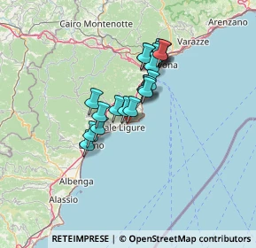 Mappa Porto Capo San Donato, 17024 Finale Ligure SV, Italia (9.9415)