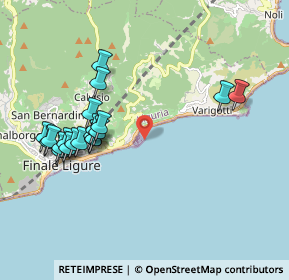 Mappa Porto Capo San Donato, 17024 Finale Ligure SV, Italia (2.061)