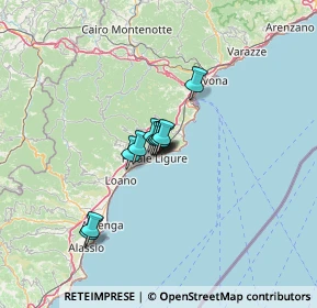 Mappa Via Barabina, 17024 Finale ligure SV, Italia (7.17364)