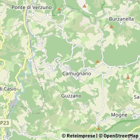 Mappa Camugnano