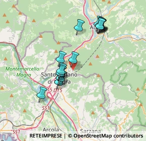 Mappa N Caprigliola, 54011 Aulla MS, Italia (3.4)