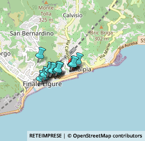 Mappa Via G. F. Drione, 17024 Finale Ligure SV, Italia (0.557)