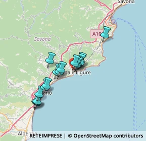 Mappa Via Domenico Brunenghi, 17024 Finale Ligure SV, Italia (5.75875)