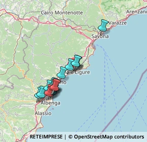 Mappa Via Domenico Brunenghi, 17024 Finale Ligure SV, Italia (12.94625)