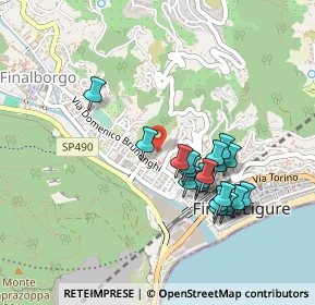 Mappa Via Domenico Brunenghi, 17024 Finale Ligure SV, Italia (0.4305)