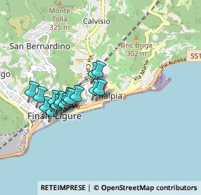 Mappa Via Santuario, 17024 Finale Ligure SV, Italia (0.78706)