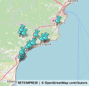 Mappa Via Santuario, 17024 Finale Ligure SV, Italia (7.08)