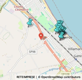 Mappa Via Eugenio Curiel, 47042 Cesenatico FC, Italia (0.9245)
