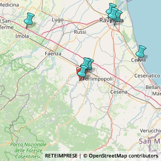 Mappa Via Mondina, 47121 Forlì FC, Italia (25.43)