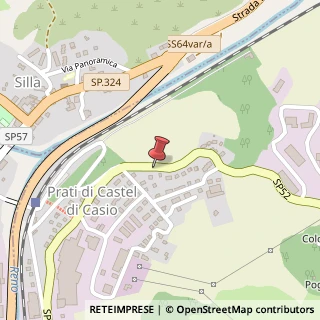 Mappa Via Don Fornasini, 2, 40030 Prati BO, Italia, 40030 Castel di Casio, Bologna (Emilia Romagna)