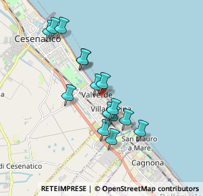 Mappa Reni, 47042 Cesenatico FC, Italia (1.62333)