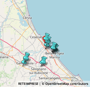 Mappa Reni, 47042 Cesenatico FC, Italia (5.29429)