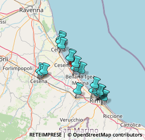 Mappa Reni, 47042 Cesenatico FC, Italia (11.5565)