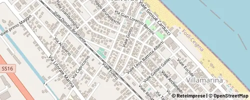 Mappa Cesenatico