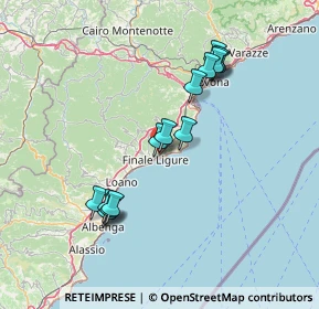 Mappa Via Paradiso, 17024 Finale Ligure SV, Italia (13.965)