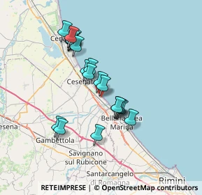 Mappa Viale L.B. Alberti, 47042 Cesenatico FC, Italia (6.2055)
